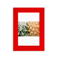 thumbnail image 1 of Fresh Tropical Fruit PineFruit Picture Picture Display Art Red Photo Frame, 1 of 4