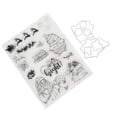 thumbnail image 4 of Sellos transparentes TPR DIY patrón único de Navidad claro seguro saludable amplia aplicación sello transparente para proyectos artesanales, 4 of 8