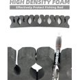 thumbnail image 4 of BLUEWING Fishing Rod Rack 1pc Fishing Rod Holders 6 Rods Safely and Securely Soft Foam Grip Pads, Fits Most Rods of Diameter 3-30mm, 4 of 7