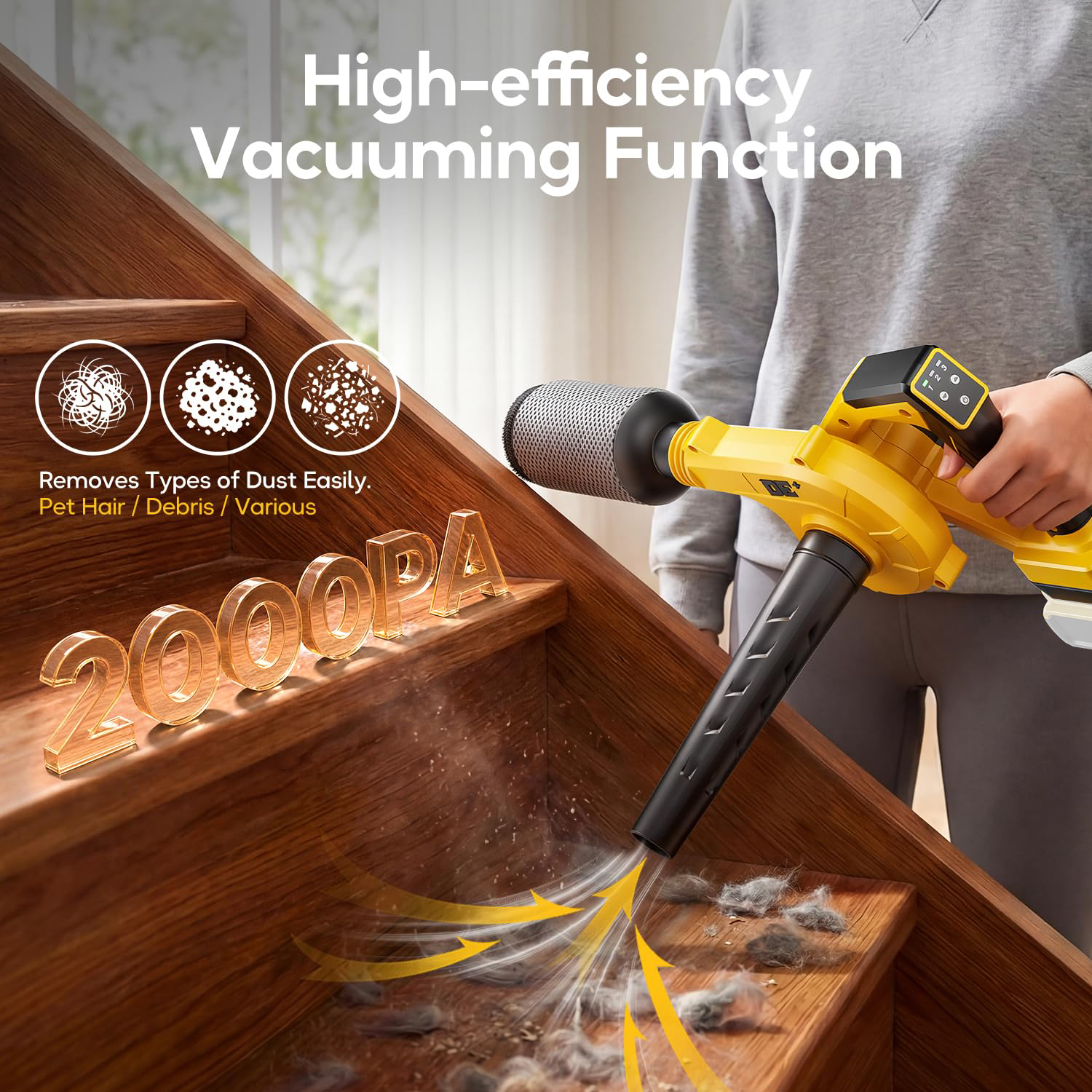 VANQUE Cordless Leaf Blower for DeWalt 20V Batteries photo 6