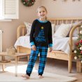 thumbnail image 2 of RUINIXCW Family Christmas Pajamas Matching Sets Xmas PJS Holiday Jammies for Whole Family Letters Long Sleeve Tops and Plaid Pants Family Christmas Outfits Sleepwear, 2 of 10