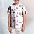 thumbnail image 2 of NOLDARES Toddler Little Boys Clothes Short Sleeve Crewneck T-Shirts Top Tee Size for 2-6 Years(Light Blue,3-4 Years), 2 of 4
