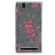 thumbnail image 1 of Funda para Sony T2 Ultra InstaCase Corazones Love Protector Antigolpes, 1 of 4