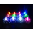 thumbnail image 5 of 12PCS Submersible LED Lights, Tea Lights Pond & Fishing Celebration Flameles Waterproof Flameless Candles, Resin Plastic, Indoor Outdoor Use for Gifts, 5 of 6
