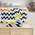 thumbnail image 4 of Mocassi Pattern Printed Pillowcases 2-Piece Set Egyptian Quality 1500 Thread Count Timeless Classic Designs Soft and Smooth Weave, Wrinkle Resistant, Chevron Queen Pilllowcase, Multicolor, 4 of 5