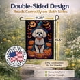 thumbnail image 4 of Bichon Frise Witchy Halloween Garden Flag 11.25 in x 15.5 in, 4 of 8