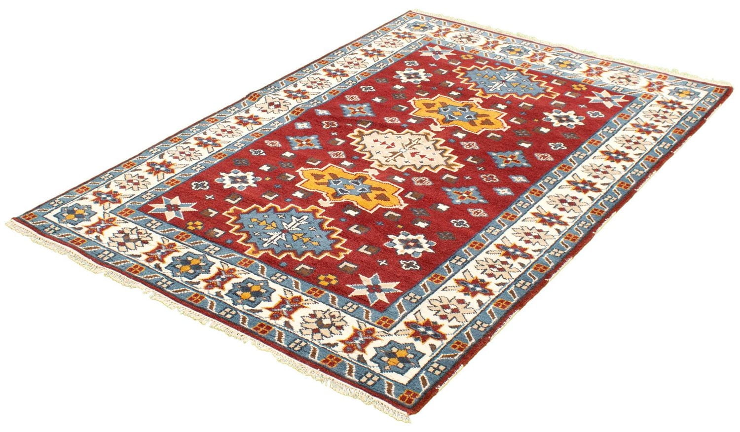ECARPETGALLERY 100% Wool Traditional Indoor Area Rug for Entrance, Bedroom