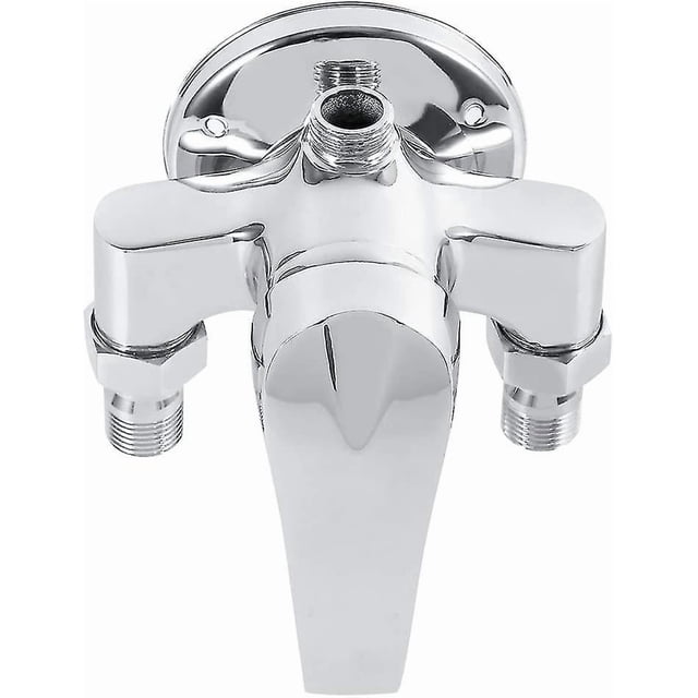 Mélangeur de salle de bains à filetage mâle G1 / 2 "Robinet de douche de salle de bains Mélangeur d'eau chaude et froide Mélangeur de contrôle Commuta