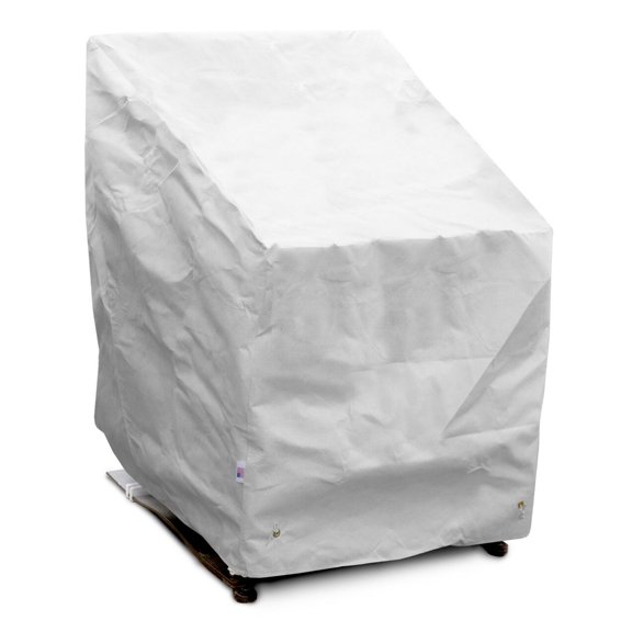 KoverRoos 54222 SupraRoos High Back Chair Cover Large, White - 32 W x 37 D x 39 H in.