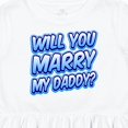 thumbnail image 4 of Inktastic Will You Marry My Daddy (blue) Girls Toddler Dress, 4 of 5