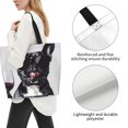 thumbnail image 3 of Easygdp Cool French Bulldog Wine Bolsas Tote para Mujer, Bolsos de Hombro para Viaje, Bolsos de Mano de Gran Capacidad para Compras y Trabajo, 3 of 8