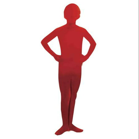 Disappearing Man Stretch Costume Jumpsuit Teen: Red One Size Fits