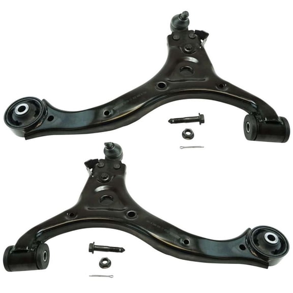 Detroit Axle - 2pc Front Lower Control Arms for Hyundai 2007-2010 Entourage, 2006-2014 Kia Sedona, Lower Control Arms with Ball Joints Replacement