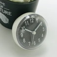 thumbnail image 4 of Mini suction cup wall clock bathroom anti-fog waterproof clock kitchen bathroom clockgrey:;:;, 4 of 7