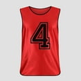 thumbnail image 2 of Gelikeya Boys Tank Tops Size 3-9 Basketball Baseball Soccer Solid Color Casual Round Neck Undershirts Breathable Kids Summer Vest Top #04 Red 3-9 Years, 2 of 4