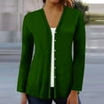 thumbnail image 1 of Puntoco Blusa Cárdigan De Color Cómodo Informal De Manga Larga para Mujer Puntoco Puntoco-1, 1 of 5