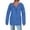 Sky Blue, variant on DYTTDG Women's Plus Size Outdoor Sports Hooded Jacket with Pockets Solid Color Waterproof Button Zipper Long Sleeve Hooded Jacket Windbreaker on Clearance Christmas Gift