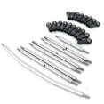 thumbnail image 3 of Enlaces de enlace de chasis de acero inoxidable de 8 piezas compatibles con Axial Rbx10 Ryft, 3 of 5