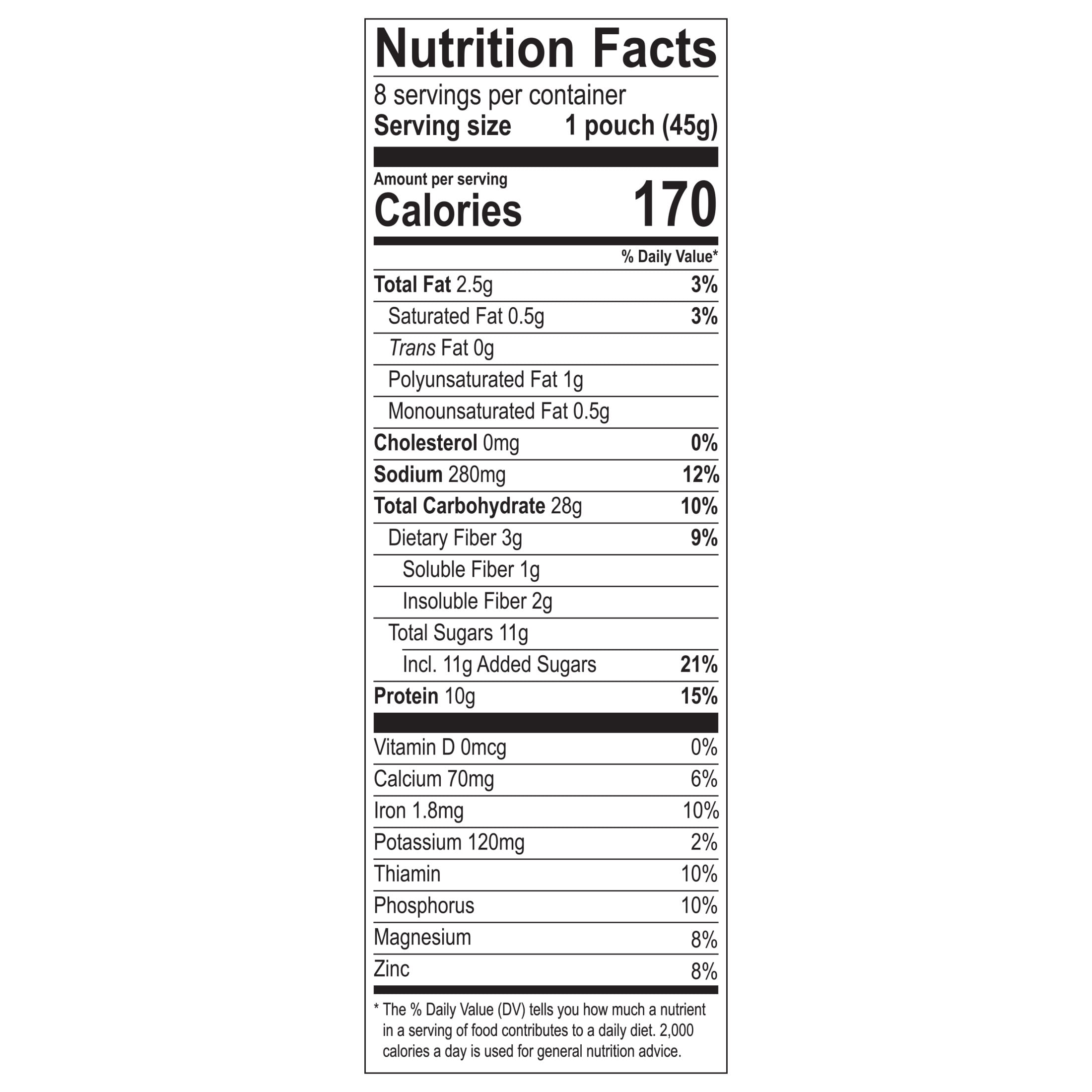 Better Oats Steel Cut Protein Oatmeal with Flax Seeds, 8 Instant Maple and Brown Sugar Oatmeal Packets, 12.7 oz Pack
