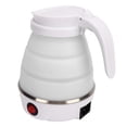 thumbnail image 3 of Hervidor portátil plegable de ebullición rápida, hervidor de agua eléctrico plegable seguro para viaje, para el hogar, Camping, 600ml, enchufe blanco de la UE 220V, 3 of 10