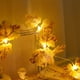 thumbnail image 4 of Cadena de luces con forma de Hojas de arce amarillas de simulación 10LED, luz de alambre de cobre, decoración para el hogar y el jardín al aire libre, 4 of 13