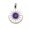 Amethyst, variant on Natural Crystal Quartz Stone Bead Sun Pendant Magic Chakra Reiki Healing Amulet-Black Agate
