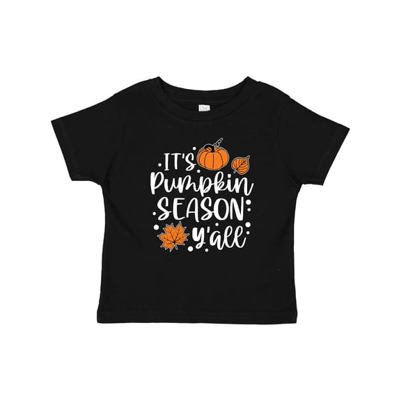 Inktastic Thanksgiving It's Pumpkin Season Y'all with Fall Leaves Boys or Girls Baby T-Shirt