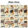 thumbnail image 4 of JEUXUS  Dachshund Dogs Round Tablecloth ,Love Hearts Circle Table Cloth Polyester Waterproof Stain Free Table Cover for Home Kitchen Dining Party Pinic Patio Outdoor Decor, 4 of 7