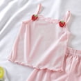 thumbnail image 4 of CAICJ98 Toddler Baby Summer Clothes Girl 3 6 12 18 Months 2T 3T 4T 5T Girls Outfits Cute Dinosaur Tank Tops+Shorts Outfits Lightweight Elastic Cotton Short Sets (Pink,3-4 Years), 4 of 5