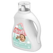 Dreft Active Baby Liquid Laundry Detergent for Sensitive Skin, Hypoallergenic, 92 fl oz, 64 Loads