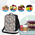 thumbnail image 4 of Pofeuu Bulldog Print Lunch Bag Women Insulated Lunch Box Reusable Leakproof Large Spacious Cooler Tote for Women Men, 4 of 7