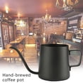 thumbnail image 3 of Wosthever Cafetera de largo y estrecho de acero inoxidable para verter sobre goteo, tetera de cuello de cisne de 250ml Juegos de servir café y té, 3 of 6