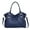 Blue, variant on Women Fashion Handbags Shoulder Tote Bags Top Handle Satchel Crossbody Hobo Purses Black
