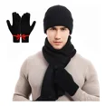 thumbnail image 1 of 3 Conjunto Gorro Bufanda Guantes Frío Tejido Lana Unisex, 1 of 8
