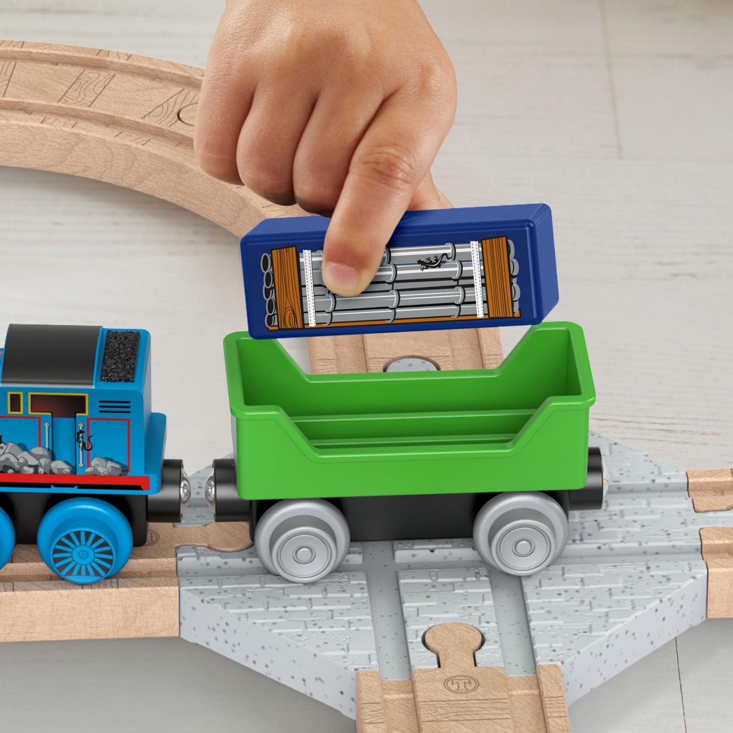Thomas & Friends Fisher Price Straight Track Pack – 5 Gleisstücke, Erweiterbar, Ab 3 Jahren