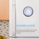 thumbnail image 2 of 1 UNID a prueba de agua Sucán del reloj colgante Cuarto de baño creativo Cocina Reloj colgante, 2 of 8