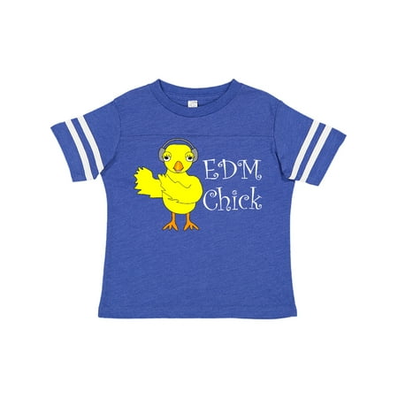 

Inktastic EDM Chick White Text Gift Toddler Toddler Girl T-Shirt