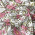 thumbnail image 5 of Ambesonne Flower Window Valance, Dog Rose Garden Floral, 54" X 18", Lime Green Pale Pink, 5 of 5