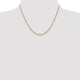 thumbnail image 2 of Leslie's Real 10kt Yellow Gold 1.7 mm Singapore Chain; 18 inch; Lobster Clasp; for Adults and Teens; for Women and Men, 2 of 5
