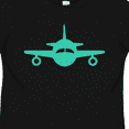 thumbnail image 4 of Inktastic Cute Teal Airplane Boys or Girls Toddler T-Shirt, 4 of 5