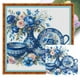 thumbnail image 1 of Kit Punto Cruz Porcelana Impresa Hilo Algodón Ecológico Bordado 11CT 40x40cm, 1 of 9