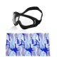 thumbnail image 1 of Ofertas únicas 1 juego de gafas de montar para motocicleta PC PU gafas de sol para deportes al aire libre para motocross, bicicleta de tierra, ATV, lente transparente, marco negro, 1 of 6