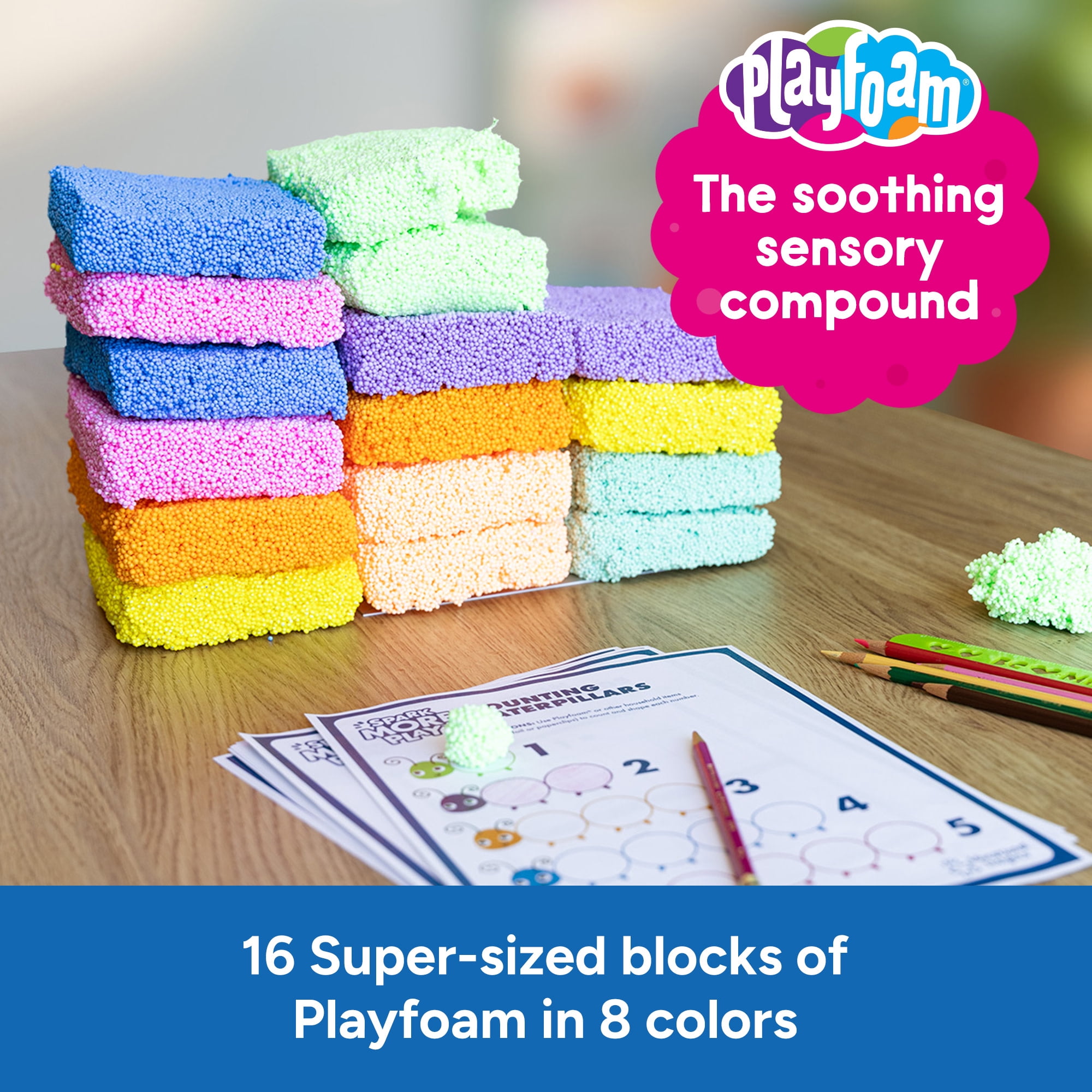 Educational Insights Playfoam Class Pack, Sensory Fidget Toy for Kids Ages 3 and up