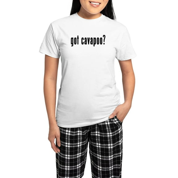 CafePress - GOT CAVAPOO Women's Light Pajamas - Women's Short Sleeve Print T-Shirt and Pants Light Cotton Pajama Set