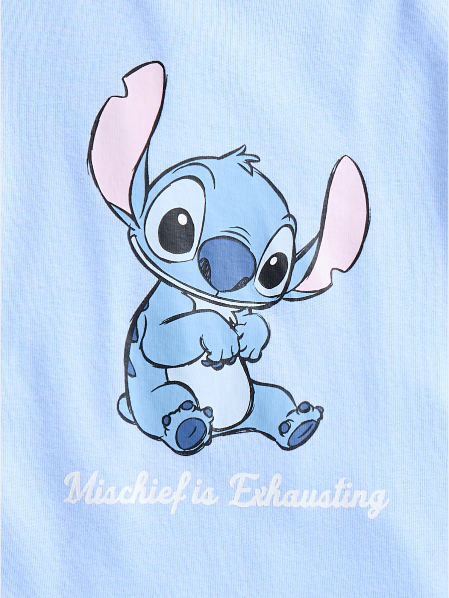 Lilo and Stitch Girls Mischief Graphic Ringer T-Shirt, Sizes 4-16