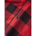thumbnail image 4 of AIGUR Matching Family Buffalo Plaid Christmas Pajamas Set, Long Sleeve Button Sleepwear for Adults Kids, Matching Pet Outfit, 4 of 10