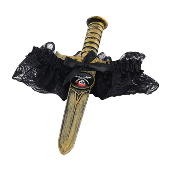 Costume Accessories Leg Garter Set For Halloween Cosplay Party Dress Up Role Play Lace Decorations