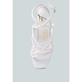 thumbnail image 5 of Beam Tips Strappy Chunky Platform High Heel Sandals, 5 of 11