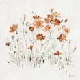 thumbnail image 2 of Audit, Lisa 12x12 White Modern Wood Framed Museum Art Print Titled - Wildflowers II Orange, 2 of 4