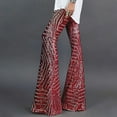 thumbnail image 4 of WILLBEST Pantalones Casuales para Mujer, con Lentejuelas Brillantes, de Pierna Ancha, Acampanados, de Moda, para Fiestas de Baile, Ropa de Calle, Pantalones Largos para Mujer Grande, 4 of 7
